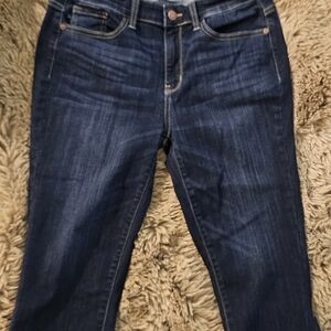 Judy Blue Ankle Cropped Jeans in Classic Blue